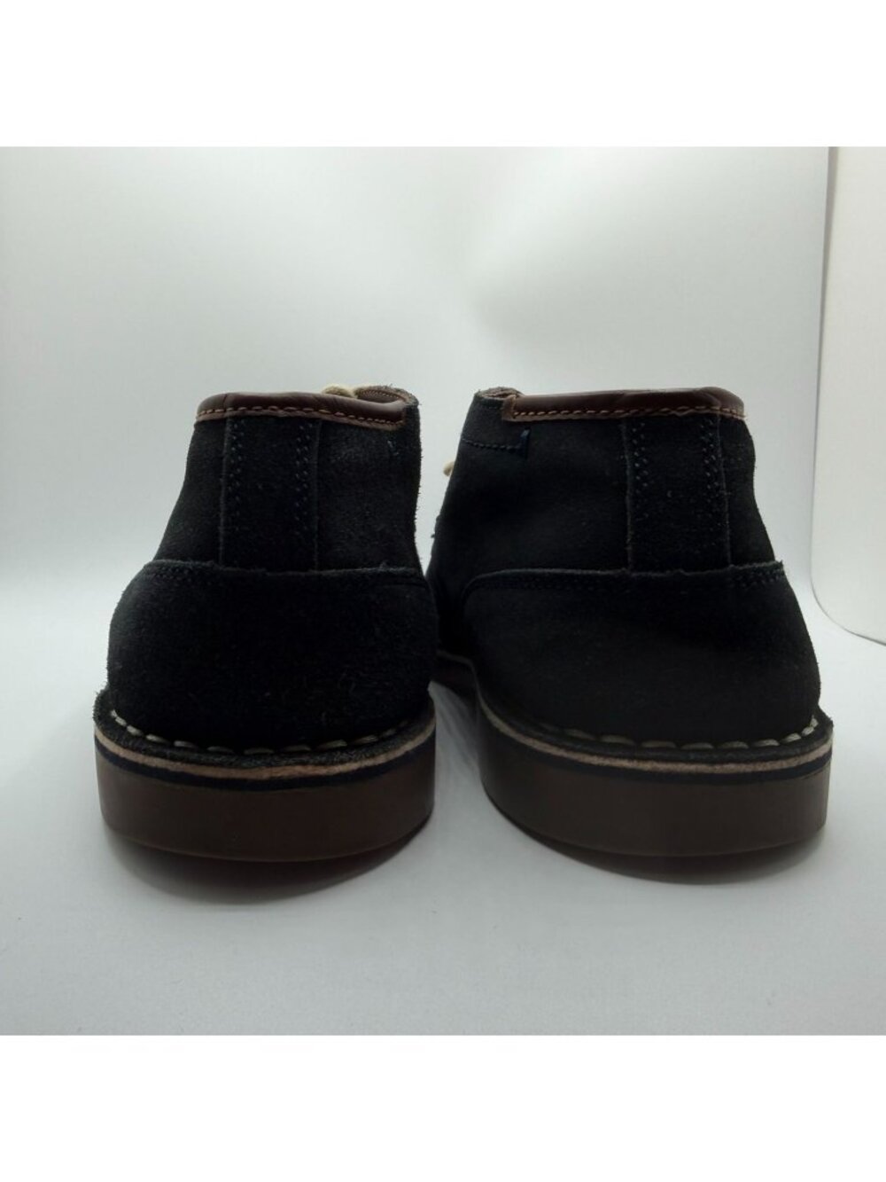 Kenneth Cole Reaction Desert Wind Chukka Boots Men Size 10M Dark Blue Leather - Picture 10 of 16
